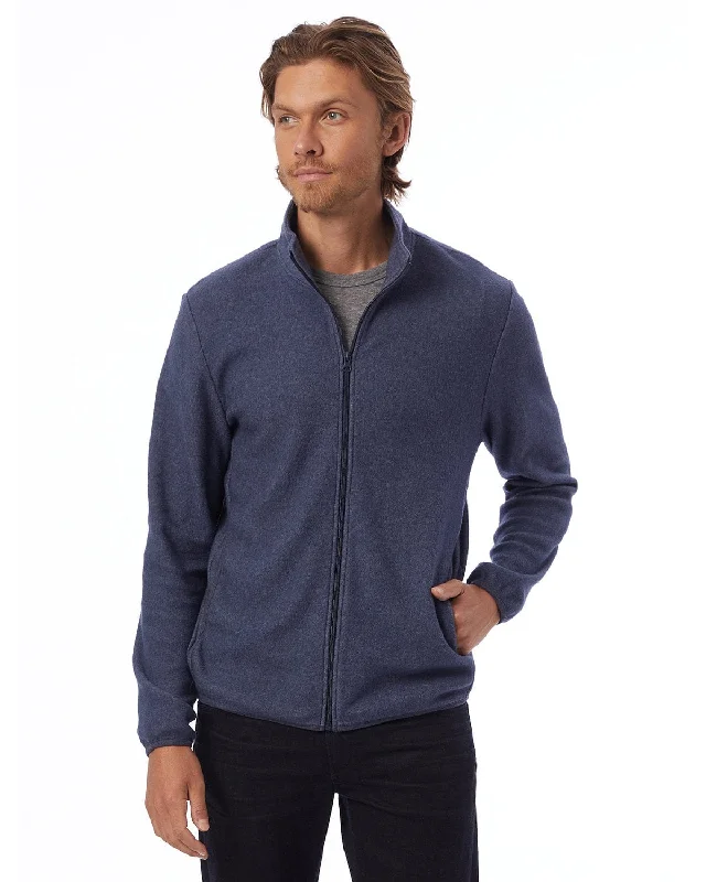 Alternative Adult Full Zip Fleece Jacket | Eco Navy