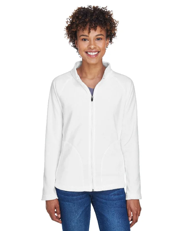 Team 365 Ladies Campus Microfleece Jacket | White