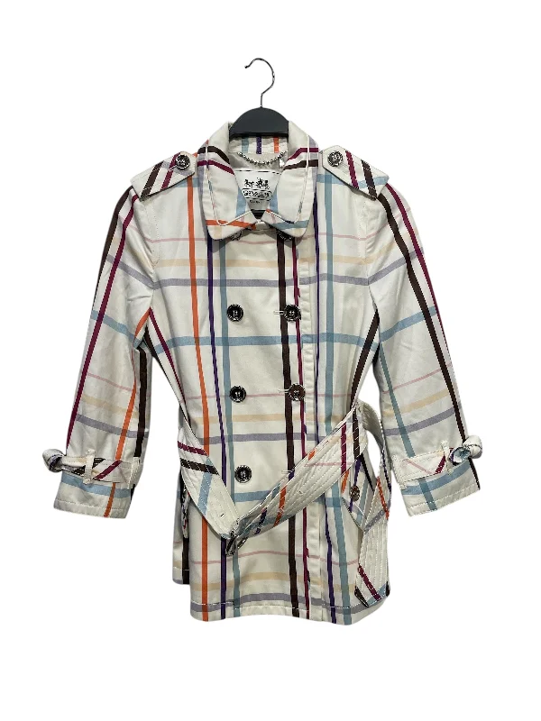 COACH/Jacket/8/Plaid/Cotton/MLT/
