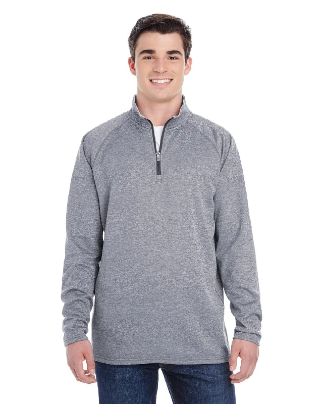 Champion Adult Performance Fleece Quarter-Zip Jacket | Slate Gray Hthr