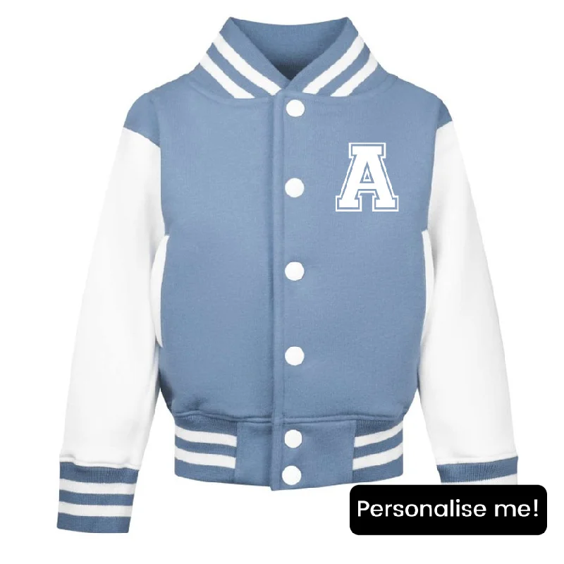 Home Run Personalised Initial Baseball Jacket (1-10 Years)