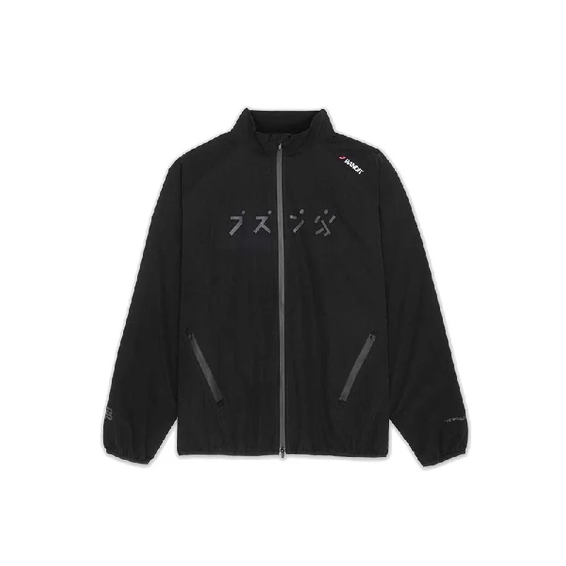 All Gender Ripstop Mockneck Jacket - ASICS X Bandit Runners - Black
