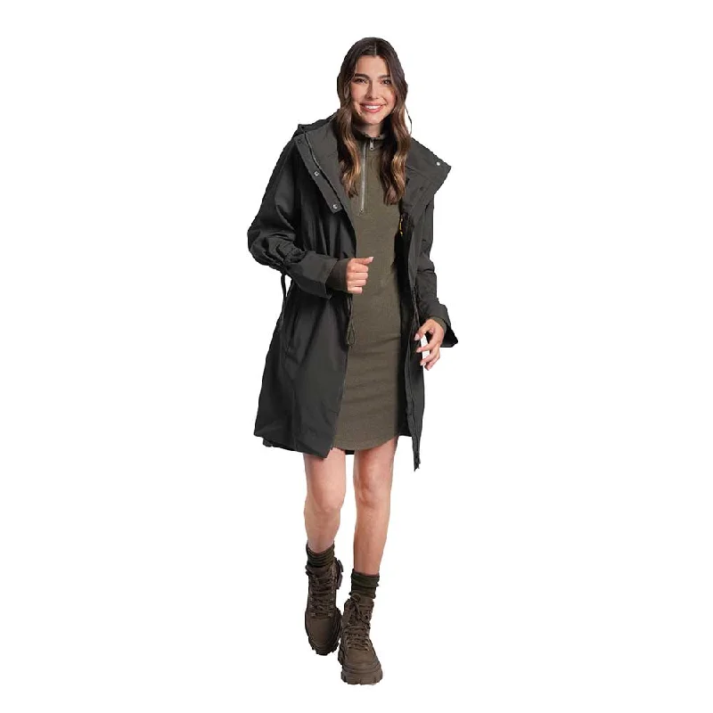 Women's Piper Oversized Rain Jacket - Olive