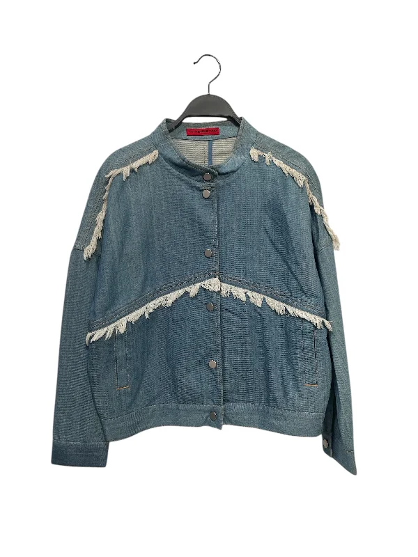 VIVIENNE TAM/Denim Jkt/42/Indigo/Cotton/