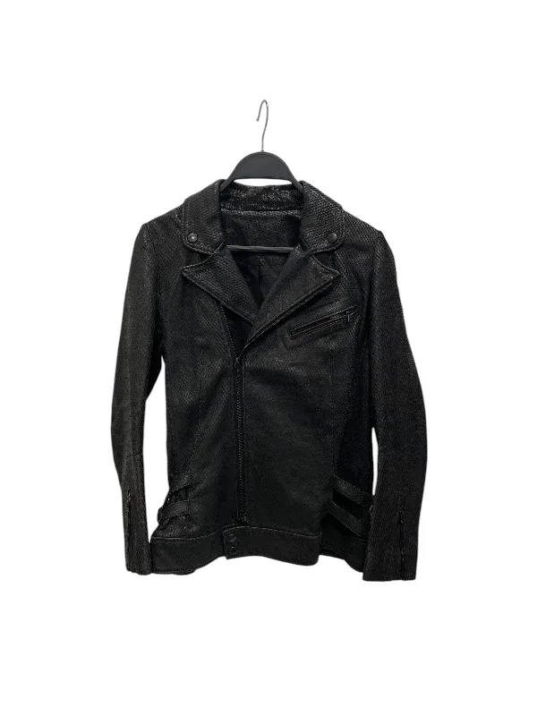 Hysterics/Riders Jkt (W)/M/Black/Lambskin/0503LB01