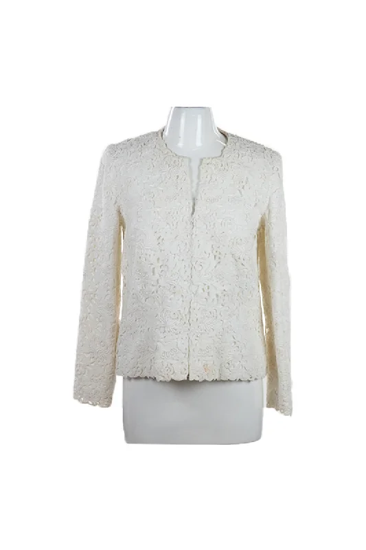 White Floral Lace Jacket