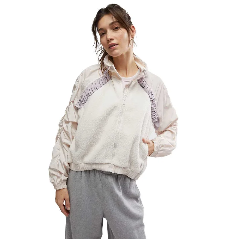 Women's Amelia Zip Up Fleece - Bleached Clay/Oyster