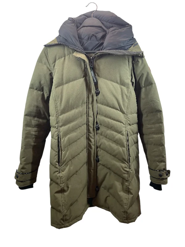 CANADA GOOSE/Coat/L/Nylon/GRN/Maxi Length/