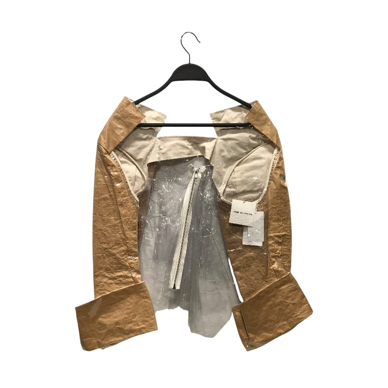 COMME des GARCONS/Jacket/M/CLR/PAPER / POLYVINYL CHLORIDE ZIP