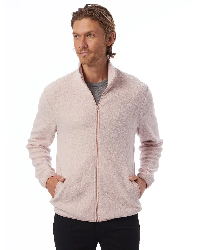 Alternative Adult Full Zip Fleece Jacket | Eco Tr Rose Qrtz