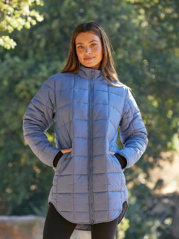 Azima Packable Long Puffer Jacket