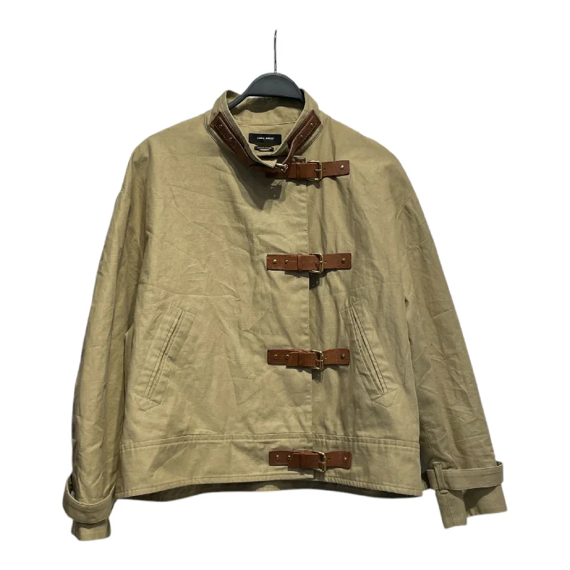 ISABEL MARANT/Jacket/40/Cotton/BEG/STRAIGHT JACKET/BUCKLE