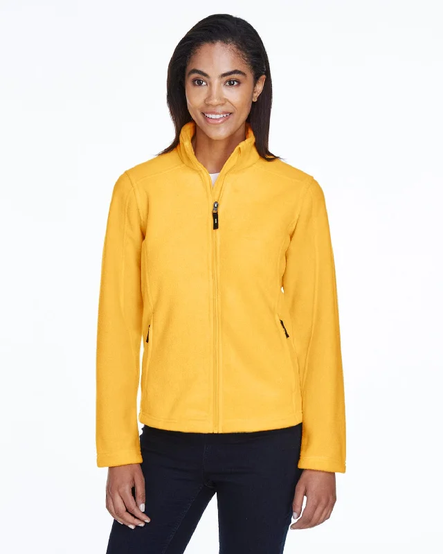 Core 365 Journey Ladies Fleece Jacket | Campus Gold