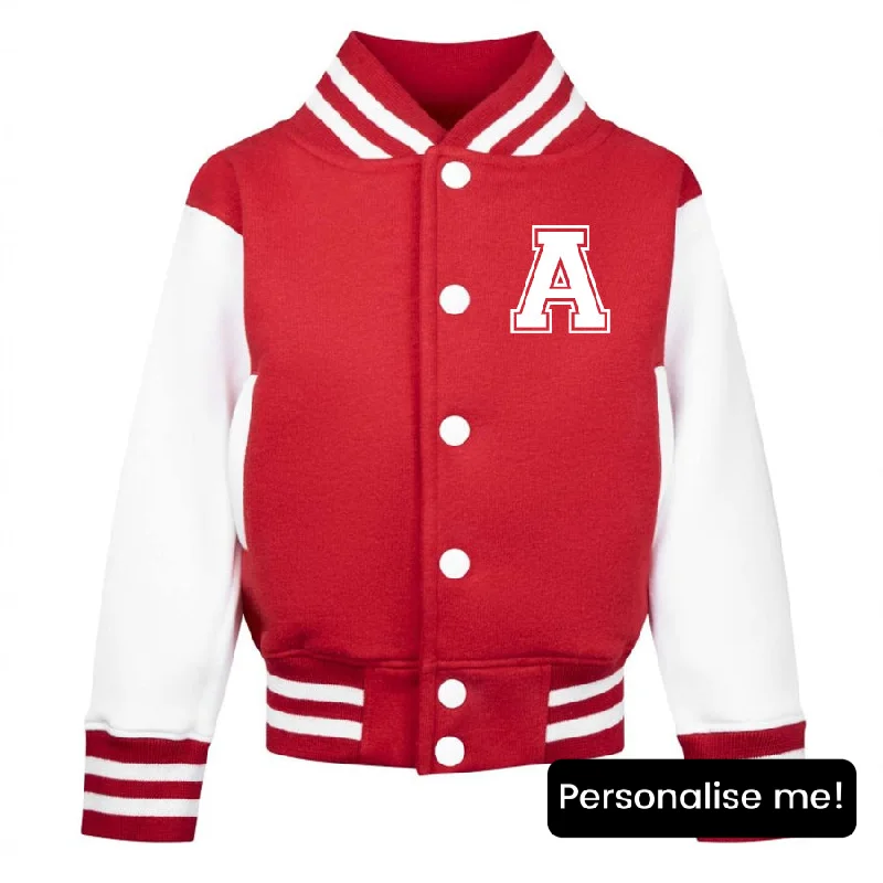 Home Run Personalised Initial Baseball Jacket (1-10 Years)
