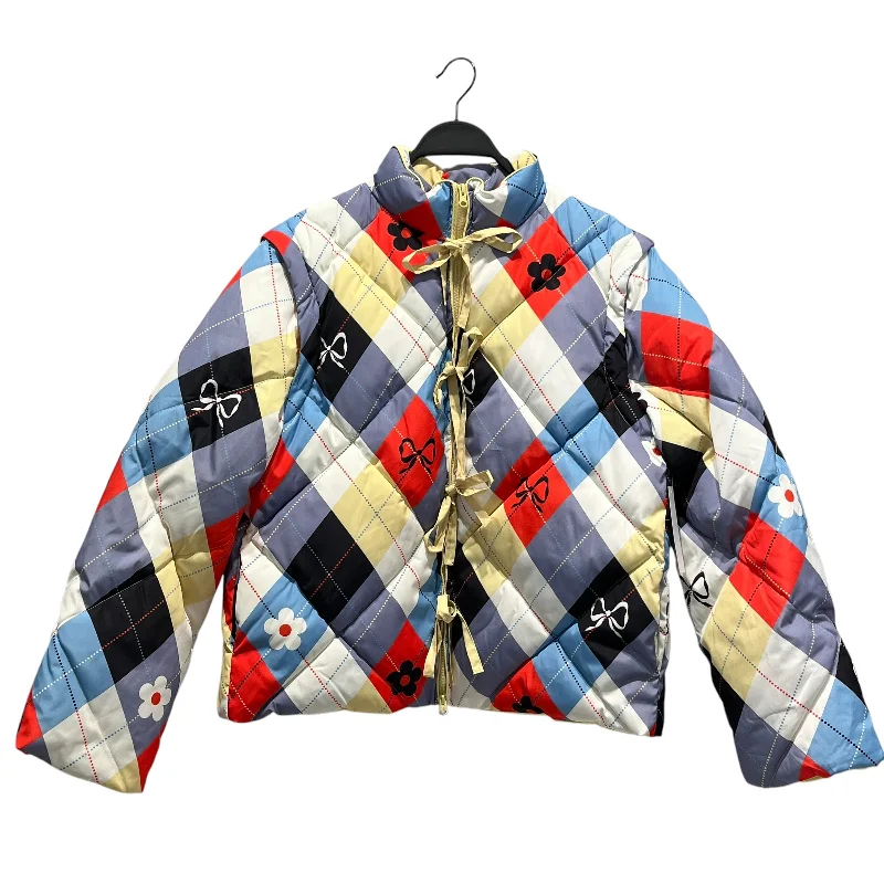 LISA SAYS GAH /Puffer Jkt/M/Plaid/Polyester/MLT/