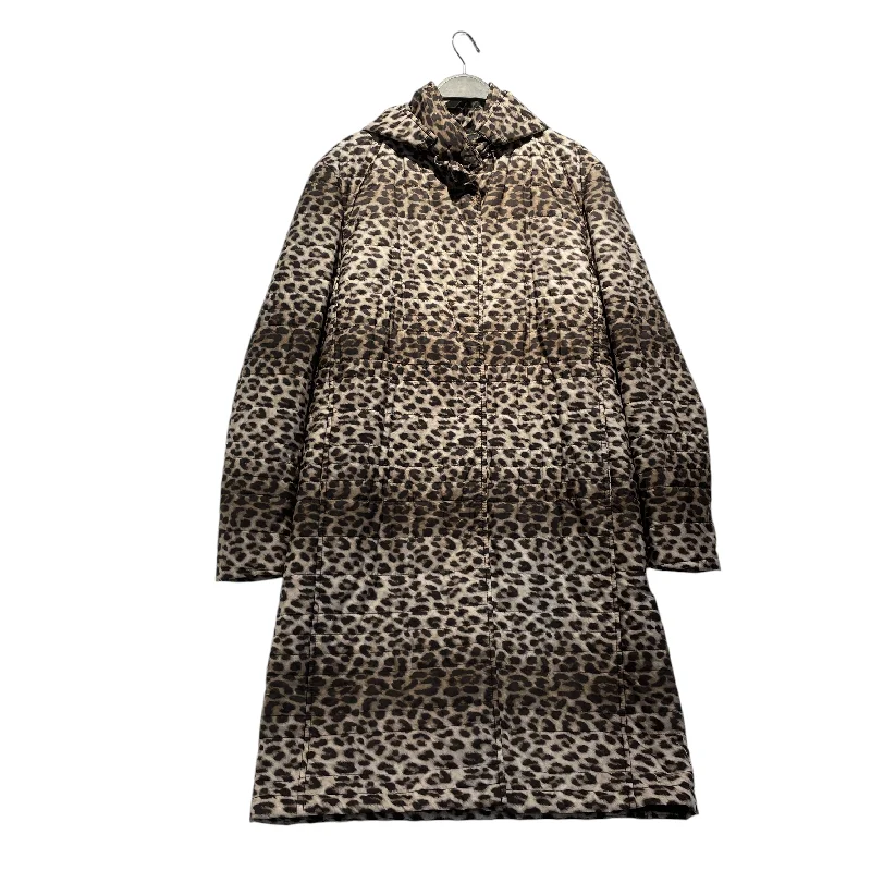 LANVIN/Coat/38/Leopard/Polyester/BRW/Maxi Length/vintage lanvin