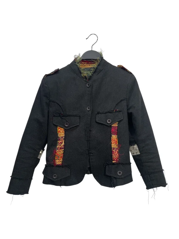 Vintage/Tailored Jkt/XS/Cotton/BLK/