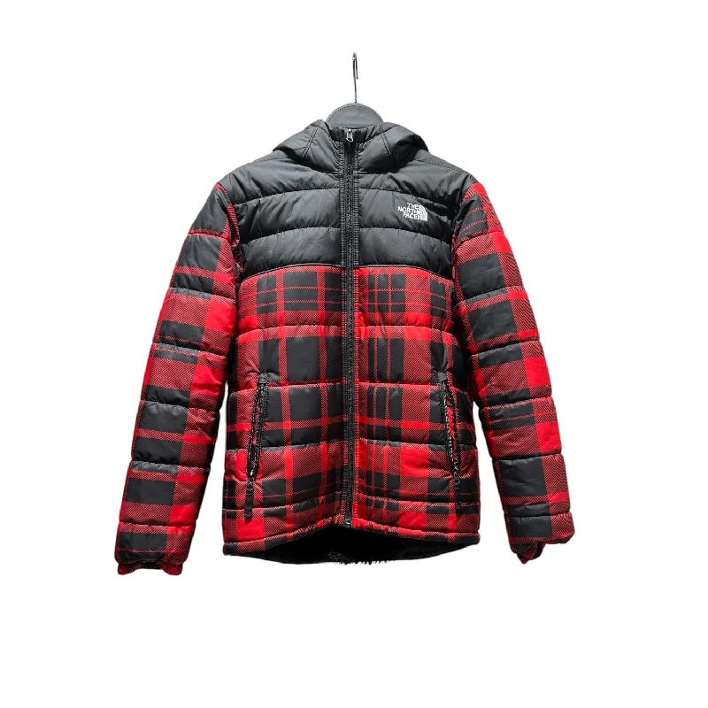 THE NORTH FACE/Puffer Jkt/L/Plaid/RED/Reversible