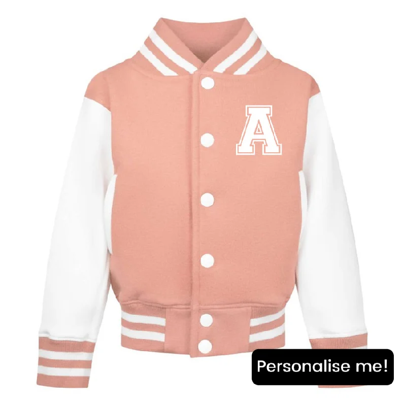 Home Run Personalised Initial Baseball Jacket (1-10 Years)