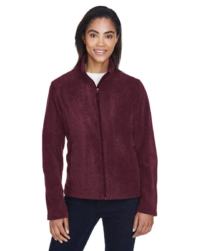 Core 365 Journey Ladies Fleece Jacket | Burgundy
