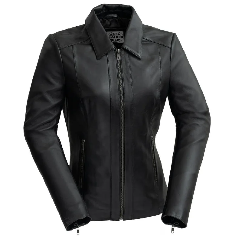 Patricia- Women's Fashion Lambskin Leather Jacket