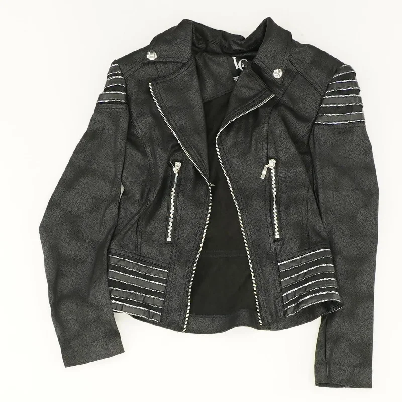 Black Faux Leather Jacket
