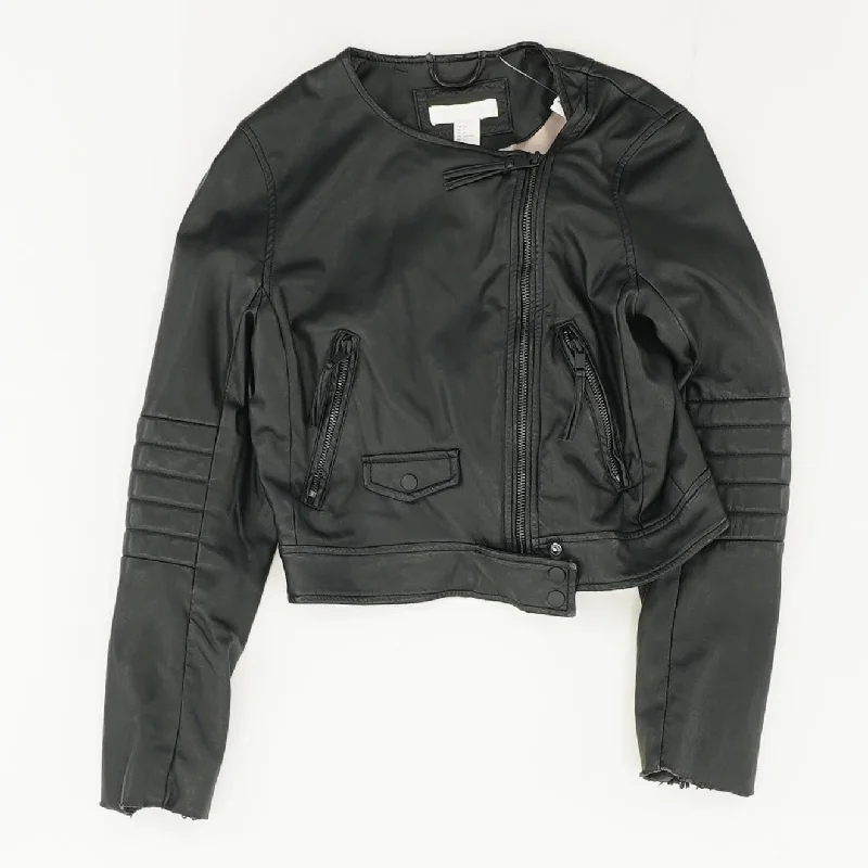 Black Faux Leather Jacket