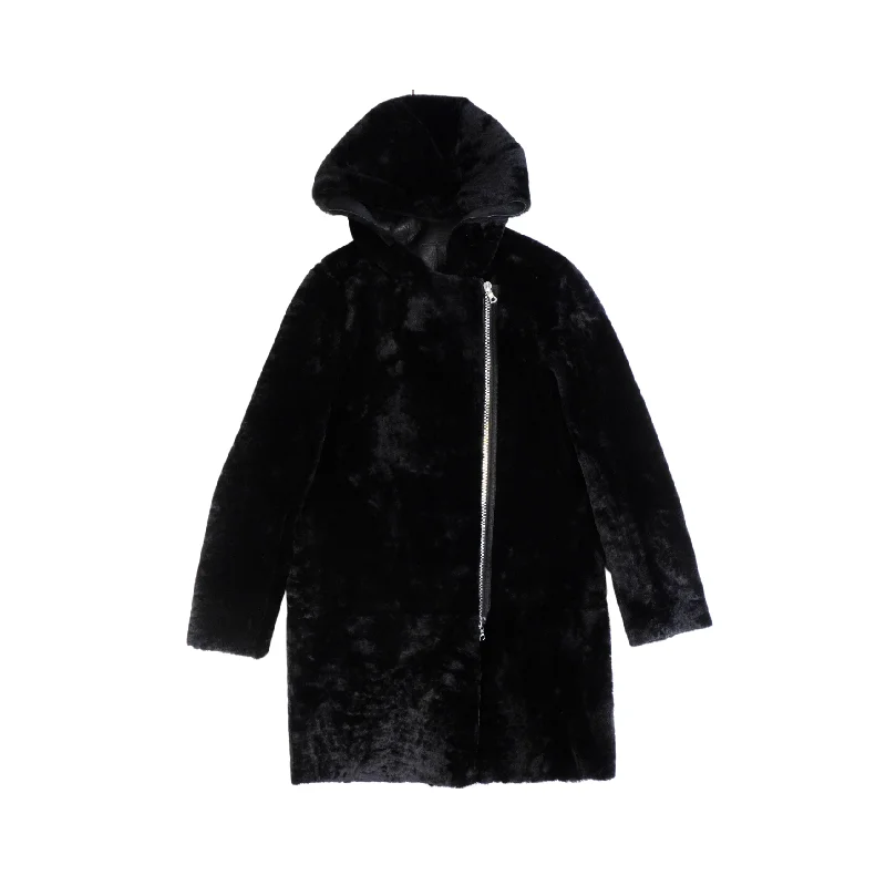 Sandro Reversible Leather Jacket - Women's 2