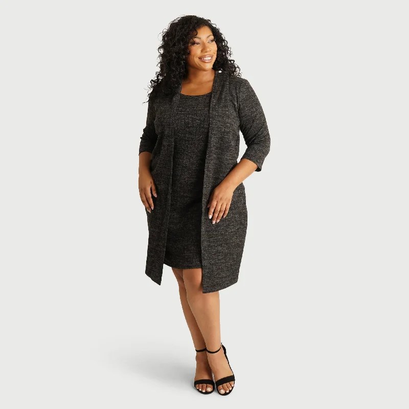 Monica Black Jacket Dress