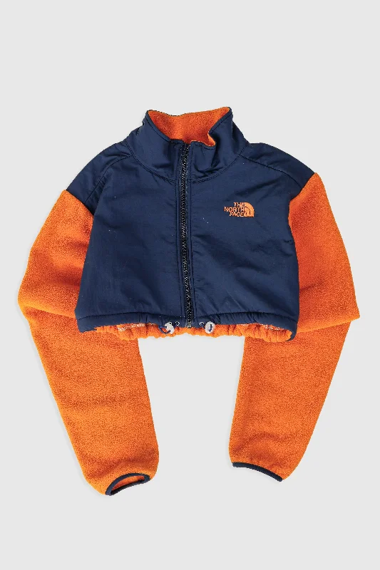 Rework North Face Crop Fleece Jacket - L