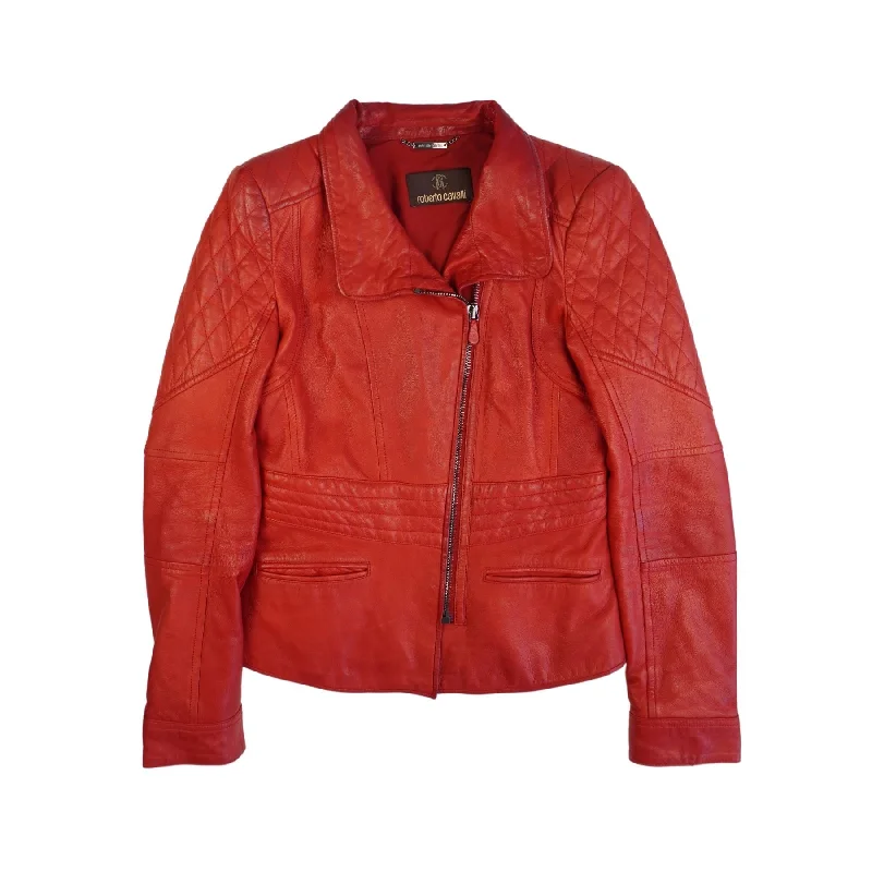 Roberto Cavalli Biker Jacket - Women's 40