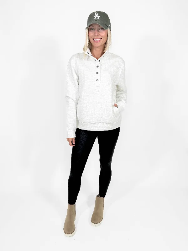 THREAD & SUPPLY Annalee Jacket- OATMEAL-FINAL SALE *L*
