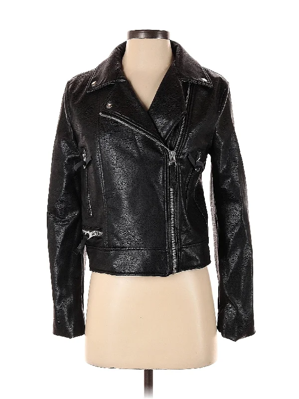 Faux Leather Jacket