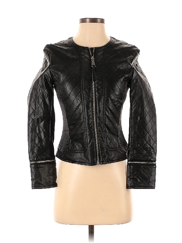 Faux Leather Jacket