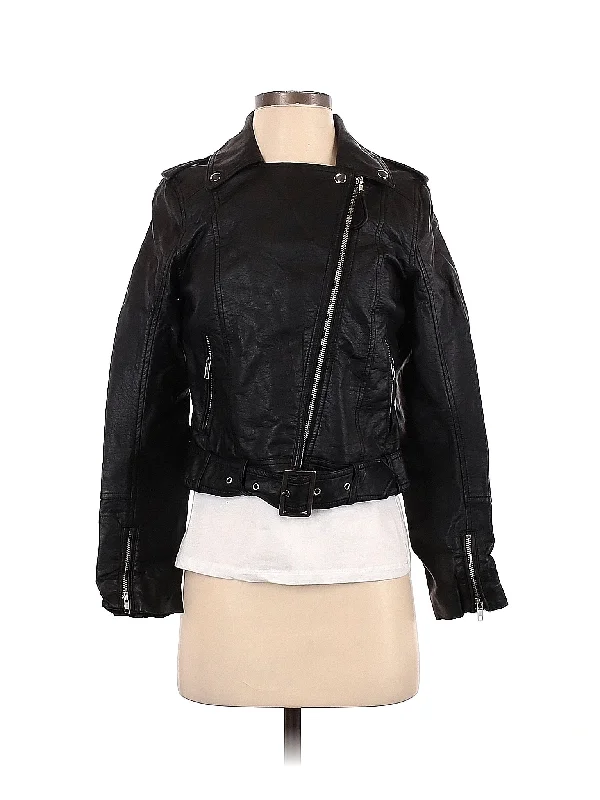 Faux Leather Jacket